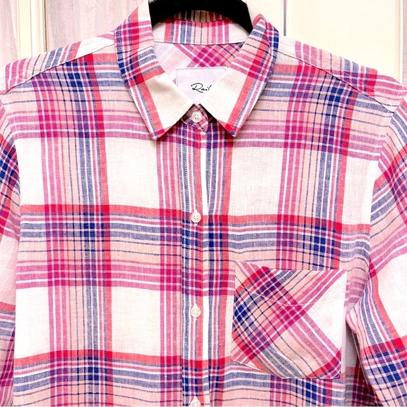 NWOT RAILS Charli Plaid Long Sleeve Shirt Size S - Picture 4 of 12